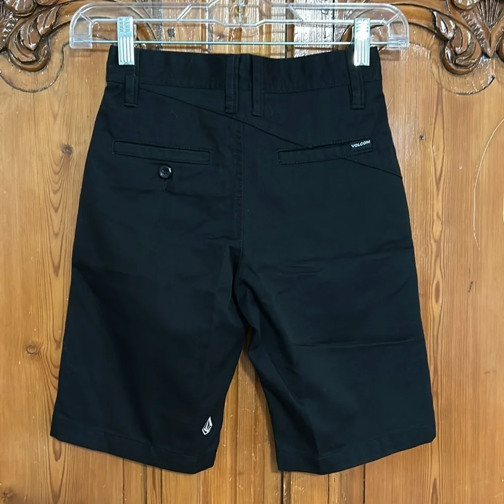 Volcom Boys Chino Black Shorts